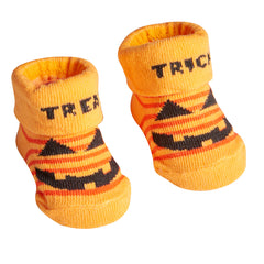 Newborn Infant Baby Boys Girls Unisex Novelty Halloween Booties Pumpkin