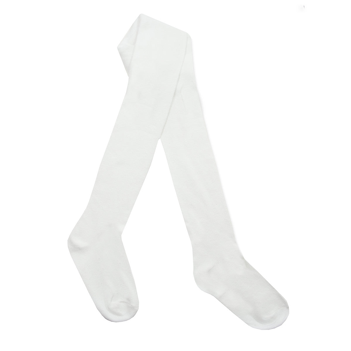 Baby Girls Plain Warm Tights 1 Pair White