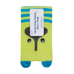 Boys Novelty Cartoon Socks 1 Pair Dog Green