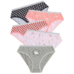 Girls Printed Knickers Briefs Underwear Pack of 5 Bunny