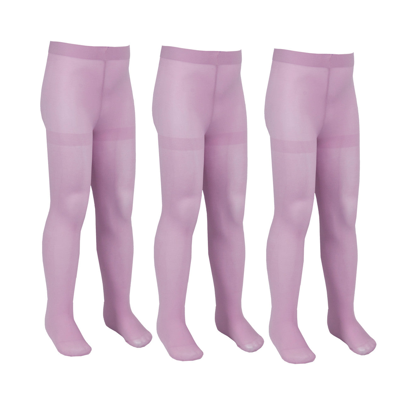 Girls Microfibre Tights Lilac - 3 Pairs