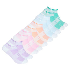 Womens Socks Low Cut Ankle Mesh Insert Trainer 5Pairs