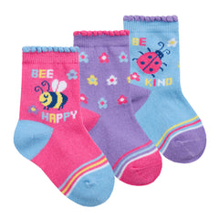 Baby Girls Novelty Design Cute Socks Flamingo - 3 Pairs