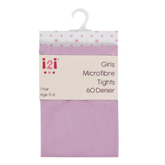 Girls Microfibre 60 denier Tights 1 Pair - Lilac