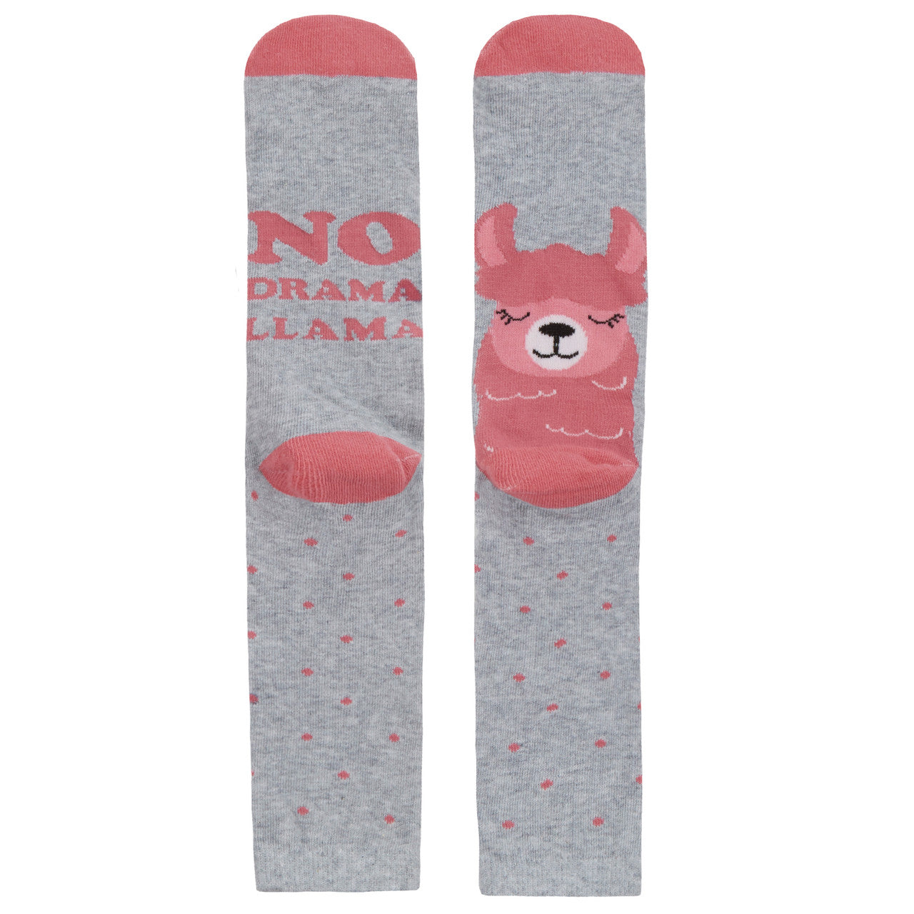 Ladies Funny Slogan Novelty Mid Calf Socks Llama 1 Pair