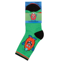 Boys Novelty Fun Socks Monster