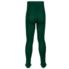 Girls Back To School Plain Tights Green - 1 Pair