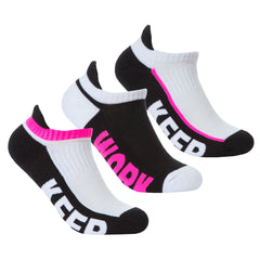 Womens Liner Active Trainer Jogging Gym Sports Socks 3 & 6 Pairs