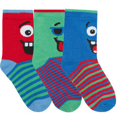 Boys Novelty Funky Characters Socks Faces