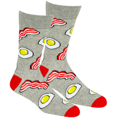 Mens Funky Funny Socks Egg & Bacon