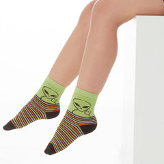 Boys Crew Socks Space Alien Dino 9 Pairs