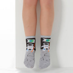 Boys Crew Socks Space Alien Dino 9 Pairs