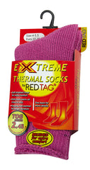 Girls Extreme Thermal Warm Winter Socks Tog 2.45 Plain Dark Lilac