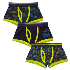 Boys Trunks Fit Boxers Shorts Underwear Game 3 Pairs