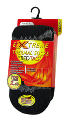 Boys Extreme Thermal Socks Striped With Grippers Tog 2.45 Black