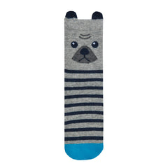 Boys Novelty Cartoon Socks 1 Pair Dog Grey