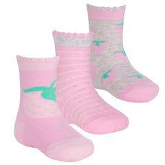 Baby Girls Strawberry Novelty Socks 3 Pairs