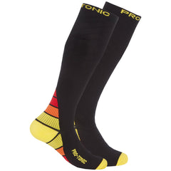 Womens Compression Sport Knee High Socks 1 Pair Yellow