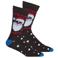 Mens 1 Pairs Novelty Rude Funny Christmas Socks Black