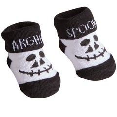 Newborn Infant Baby Boys Girls Unisex Novelty Halloween Booties Spooky