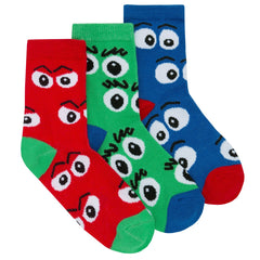 Boys Funny Novelty Socks Eyes