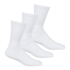 Boys Sports School Uniform PE Plain Socks 3 Pairs