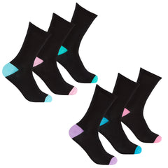 Womens Bamboo Mid Calf Socks 3 Pairs