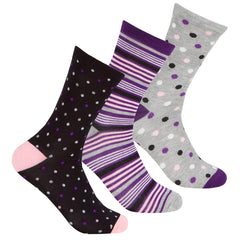 Womens Bamboo Viscose Novelty Socks