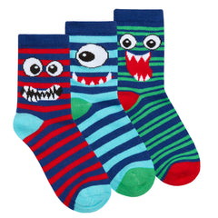 Boys Novelty Fun Socks Faces