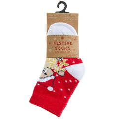 Baby Christmas Novelty Xmas Themed Socks 6 Pairs