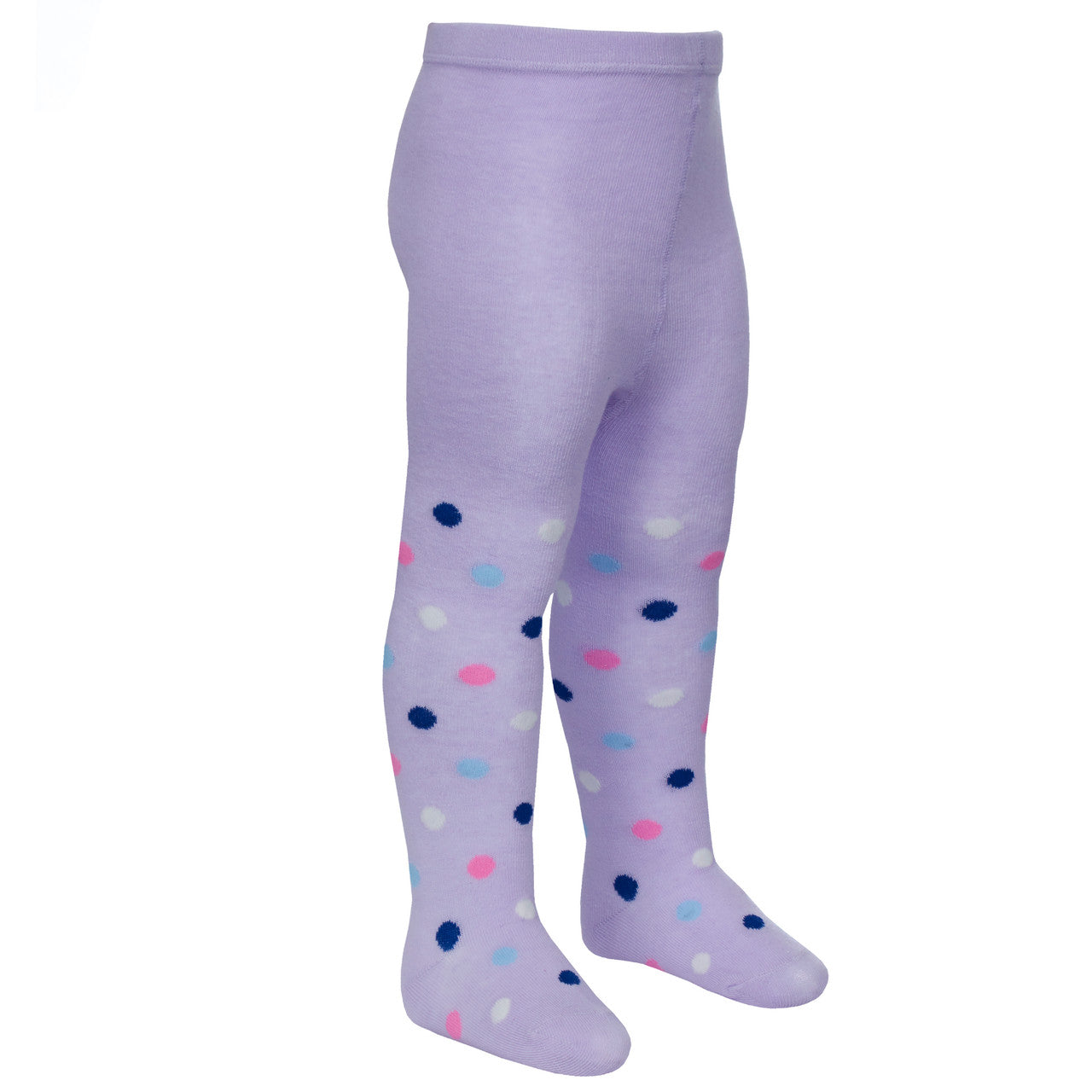 Baby Girl Novelty Tights Spot dots Purple