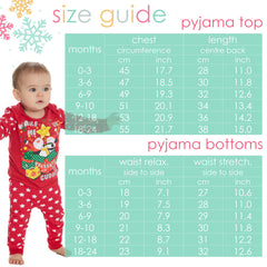 Baby Christmas Long Sleeved Santa Pyjamas Family Lounge Sets Red