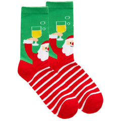 Womens Novelty Festive Christmas Funny Slogan Sock