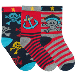 Boys Novelty Funky Characters Socks Pirate