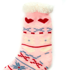 Womens Cosy Chunky Chirstmas Lounge Socks with Non Slip Grippers Fair