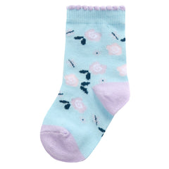 Baby Girl's Cotton Rich Animal Patterned Socks 3 Pairs - Bunny