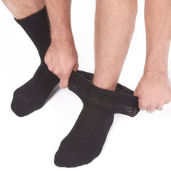 Mens Cushioned Diabetic Non Elastic Socks ASSORTED