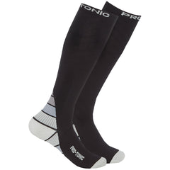Womens Compression Sport Knee High Socks 1 Pair Grey