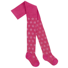 Baby Girl Toddler Shiny Silky Tights 1 Pair Hot Pink