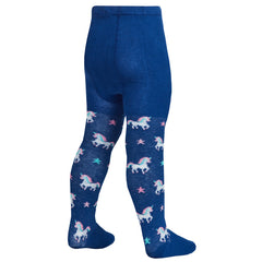 Baby Girls Designer Novelty Tights 1 Pair - Blue