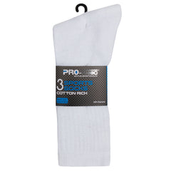 Boys Sports School Uniform PE Plain Socks 6 Pairs