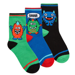 Boys Novelty Fun Socks Monster