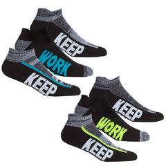 Mens Low Cut Jog Run Walk Trainer Liner Socks