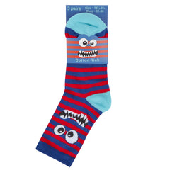 Boys Novelty Fun Socks Faces