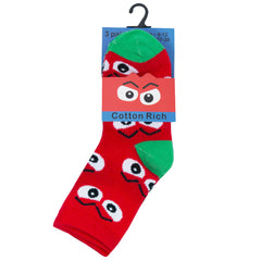 Boys Funny Novelty Socks Eyes