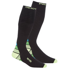 Mens 1 Pair Compression Knee High Sport Socks - Green