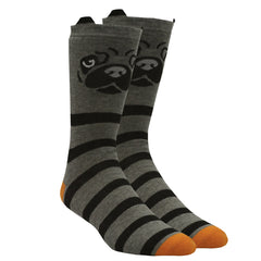 Men's 1 Pair Silly Animals Socks Dog Orange