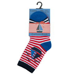 Boys Funny Novelty Socks Boat