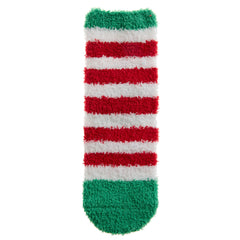 Kids Fluffy Christmas Socks Cosy Non Slip Socks with Grippers Snowman