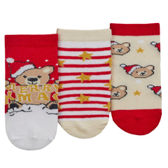 Baby Christmas Novelty Xmas Themed Socks 6 Pairs